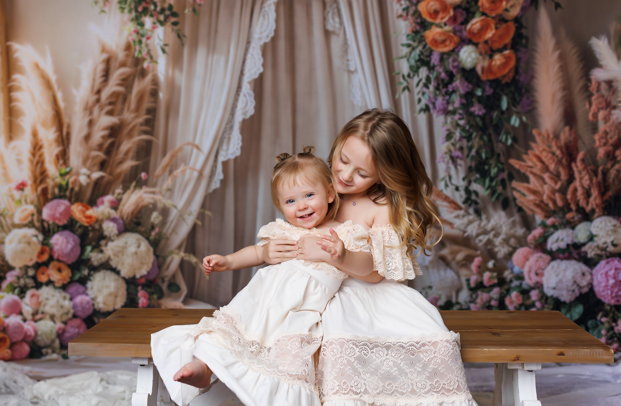 On Sale Kate Boho Flower Arch Draped Wedding Backdrop Designed by Emetselch -UK