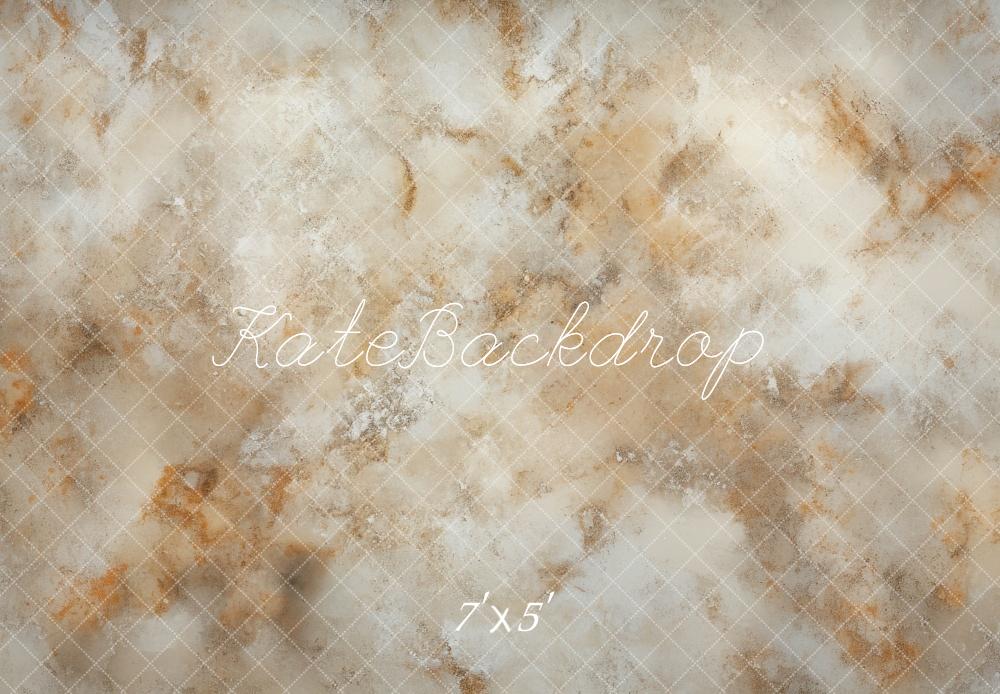 Kate Abstract Texture Marble Beige Floor Backdrop Designed by Mini MakeBelieve -UK
