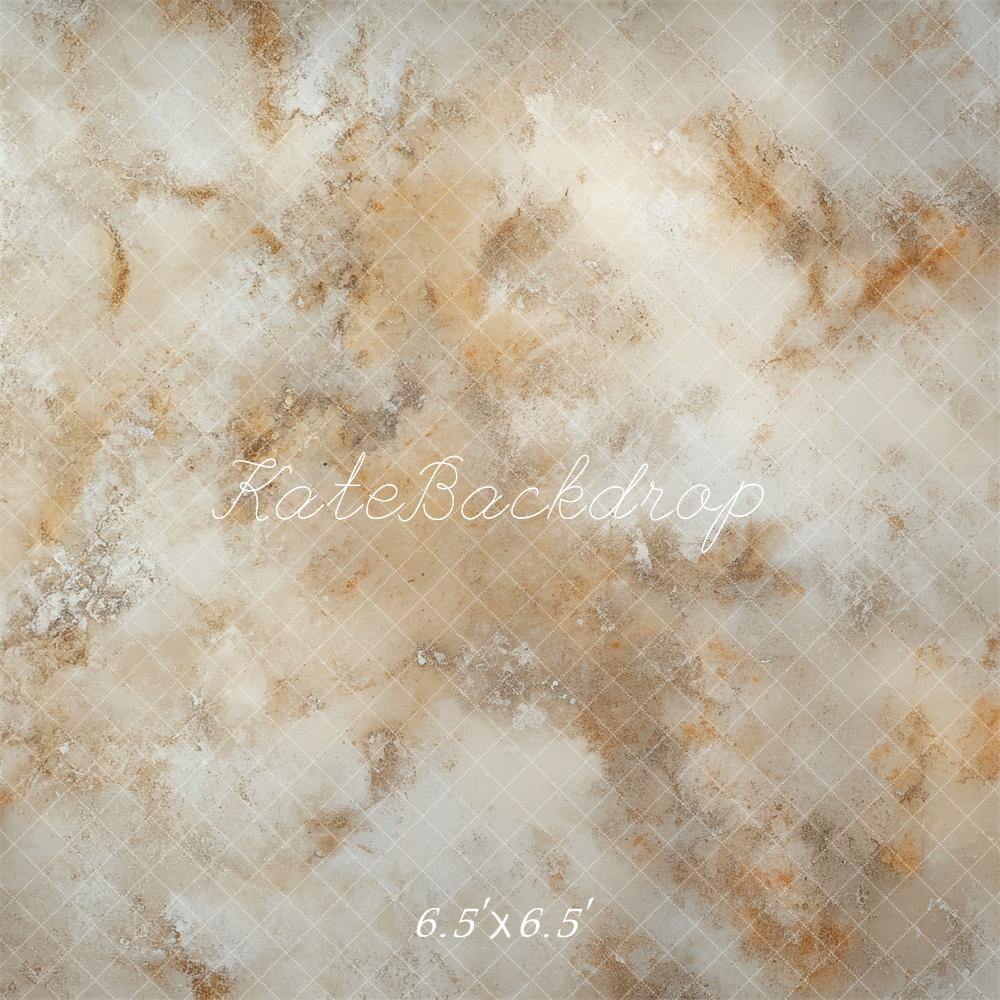 Kate Abstract Texture Marble Beige Floor Backdrop Designed by Mini MakeBelieve -UK