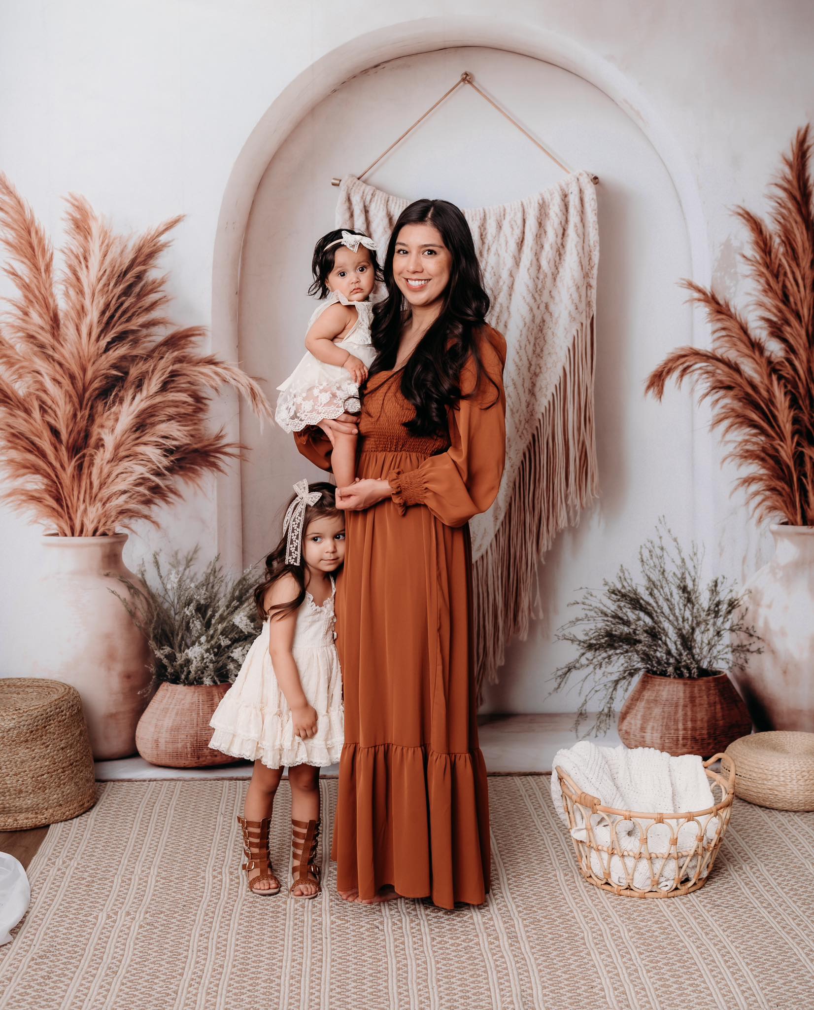 On Sale Kate Boho Pampas Arch Vase Backdrop Designed by Emetselch -UK