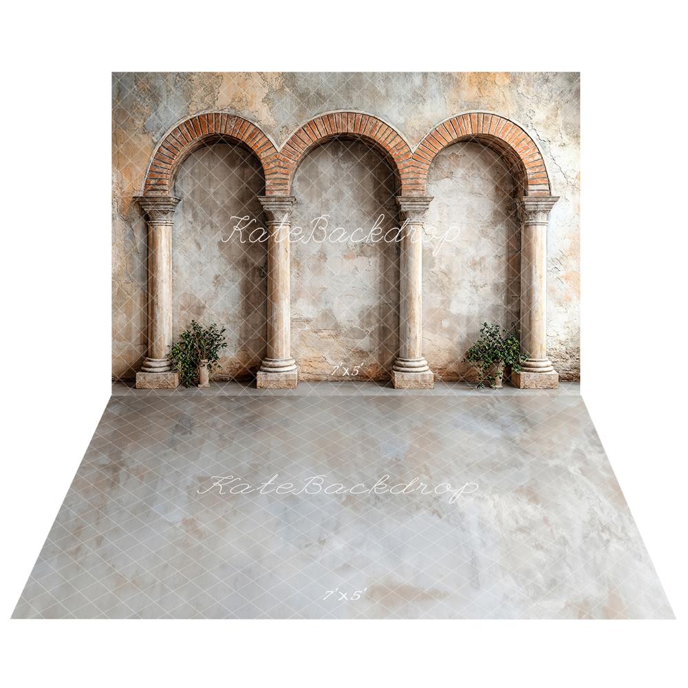 On Sale Kate Vintage Arch Columns Backdrop+Abstract Texture Floor Backdrop -UK