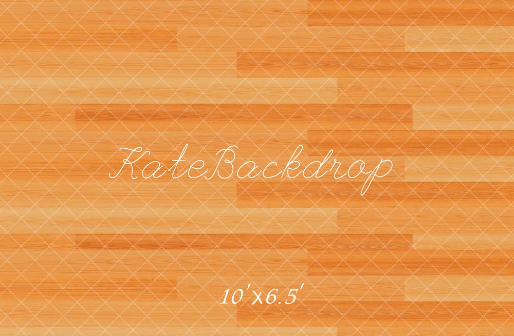Kate Orange Wooden Floor Backdrop Designed by Kate Image -UK