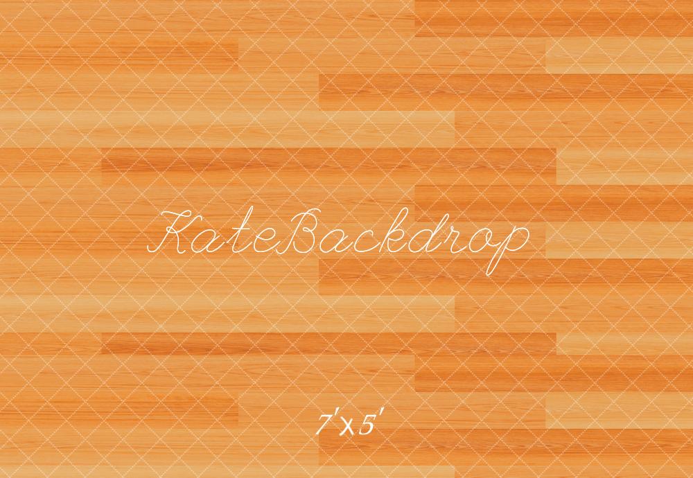 Kate Orange Wooden Floor Backdrop Designed by Kate Image -UK