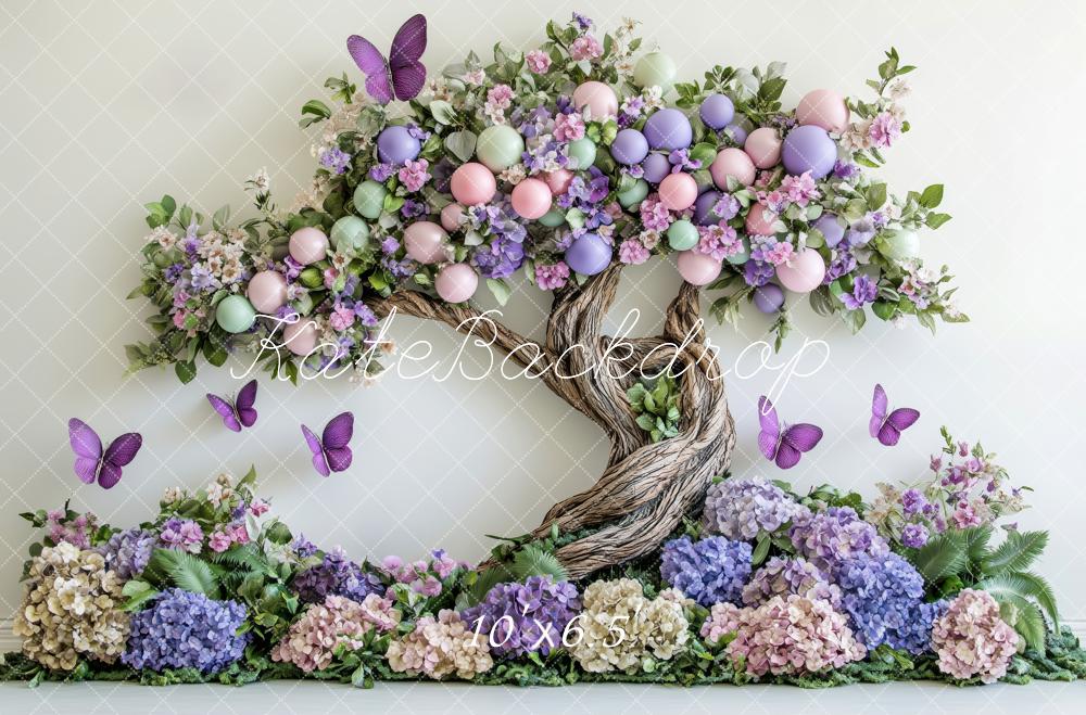 Kate Spring Floral Enchanted Tree Butterflies Backdrop Designed by Patty Robert -UK
