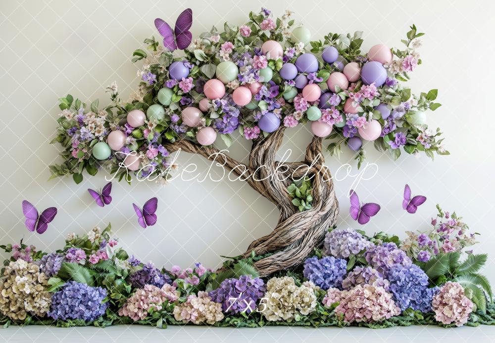 Kate Spring Floral Enchanted Tree Butterflies Backdrop Designed by Patty Robert -UK