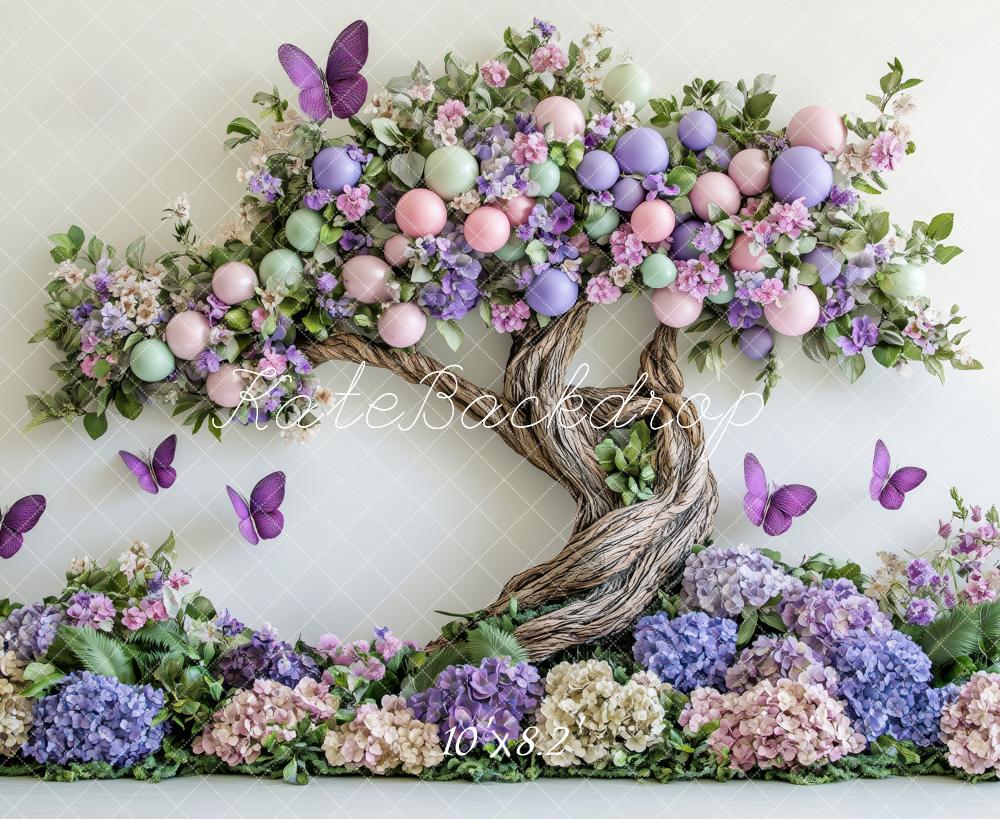 Kate Spring Floral Enchanted Tree Butterflies Backdrop Designed by Patty Robert -UK