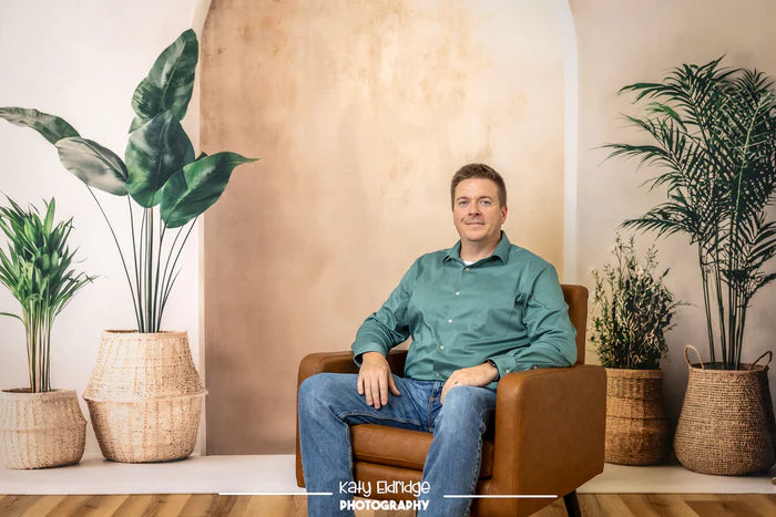 Kate Arch Green Plant Decoration Backdrop Designed by Emetselch -UK