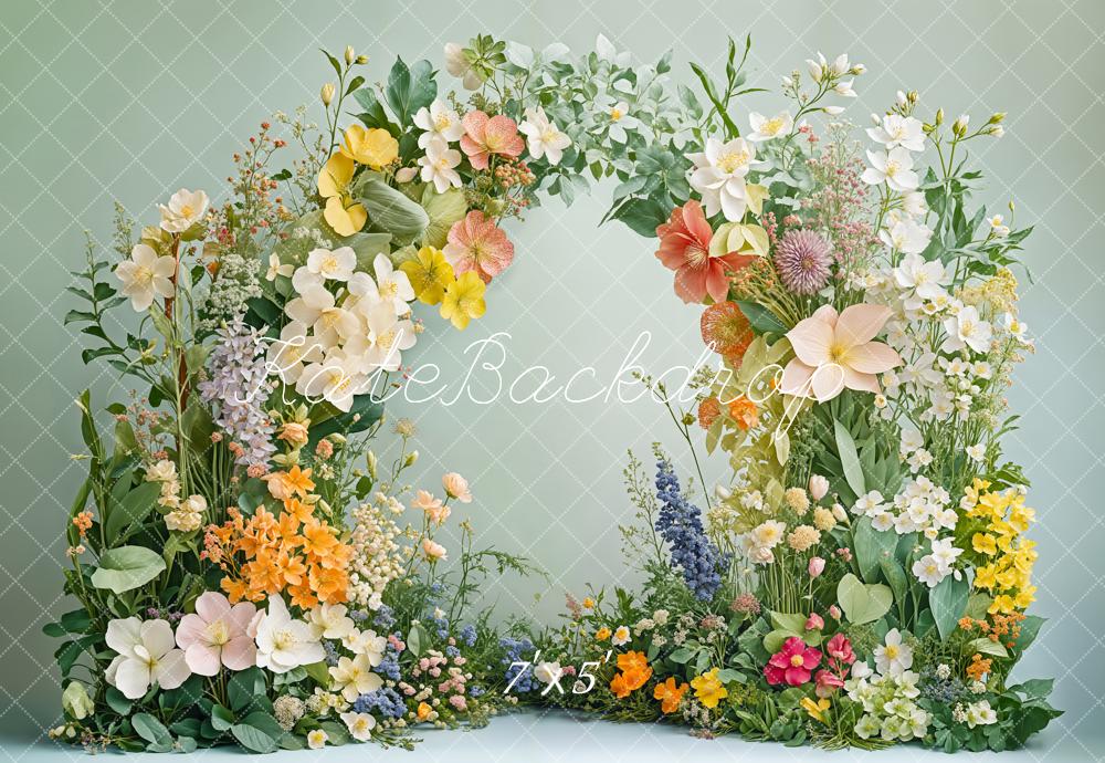 Kate Spring Flower Arch Greenery Backdrop Designed by Emetselch -UK