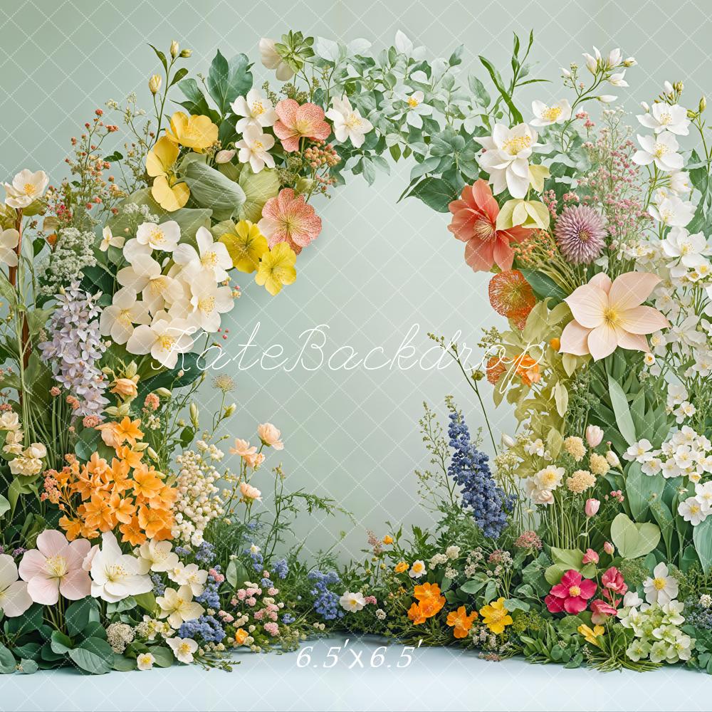 Kate Spring Flower Arch Greenery Backdrop Designed by Emetselch -UK