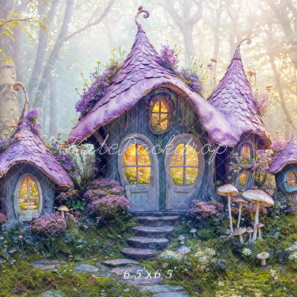 Kate Spring Fairy Forest Cottage Backdrop Designed by Emetselch -UK