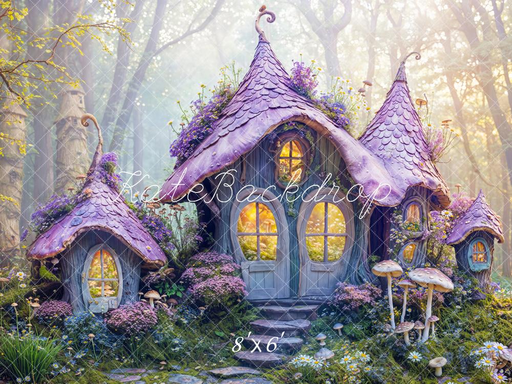 Kate Spring Fairy Forest Cottage Backdrop Designed by Emetselch -UK