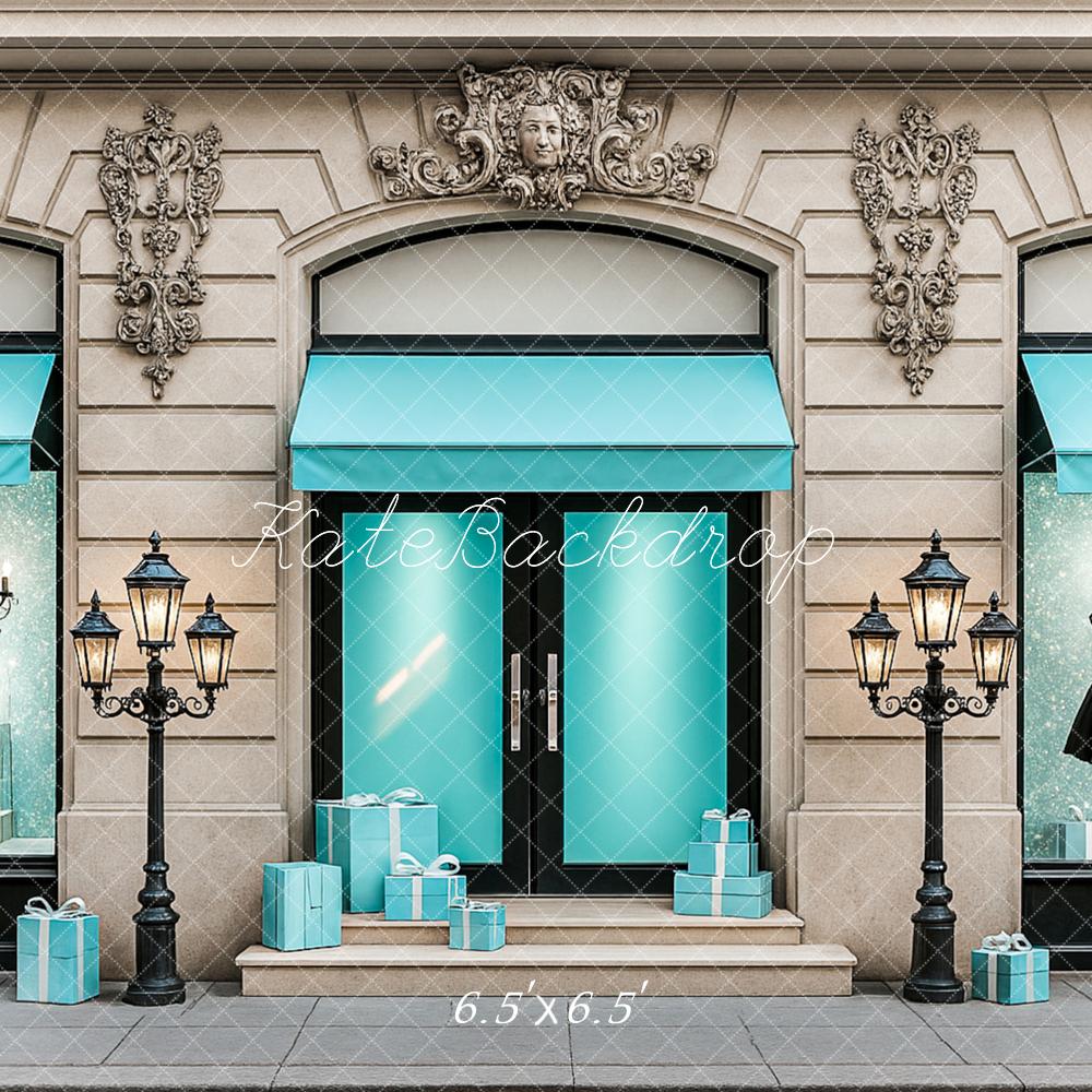 Kate Elegant Boutique Fashion Storefront Backdrop Designed by Ashley Paul -UK