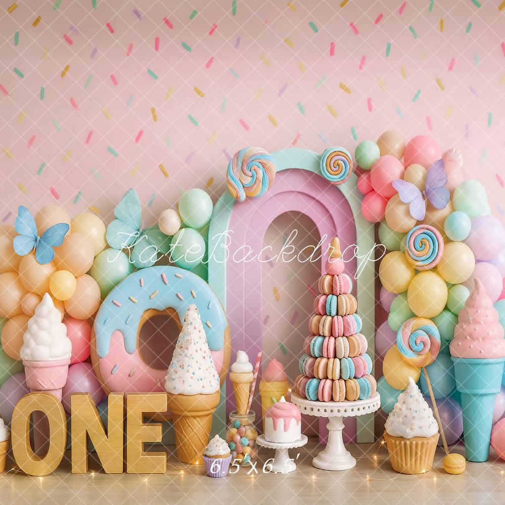Kate 1st Birthday Candyland Balloon Backdrop Designed by Ashley Paul -UK