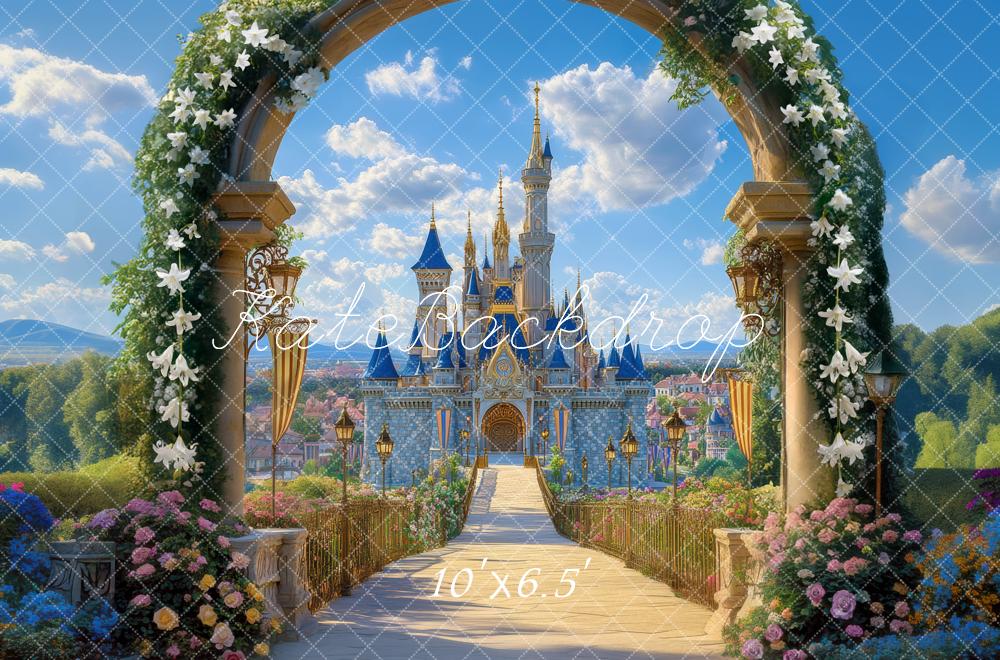 Kate Fairy Tale Castle Arch Path Backdrop Designed by Mini MakeBelieve