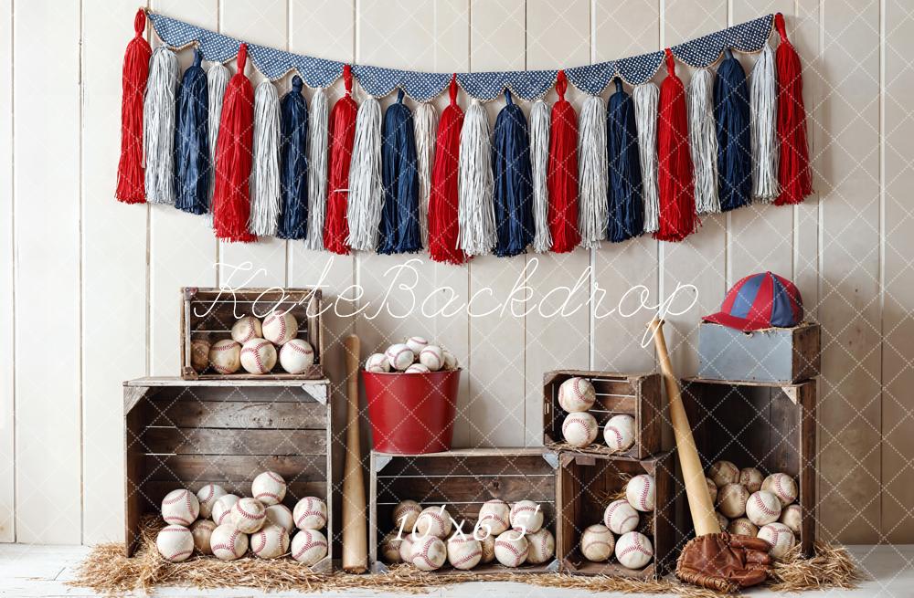 Kate Baseball Sport Backdrop Designed by Emetselch