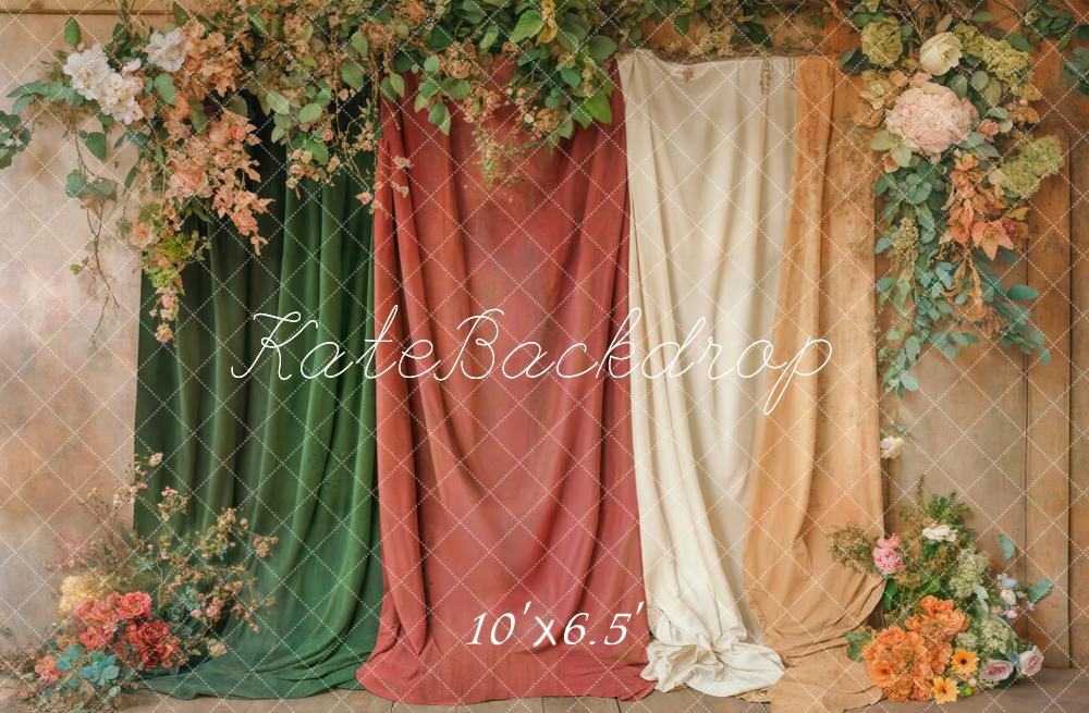 Kate Boho Floral Drapes Backdrop Designed by Emetselch -UK