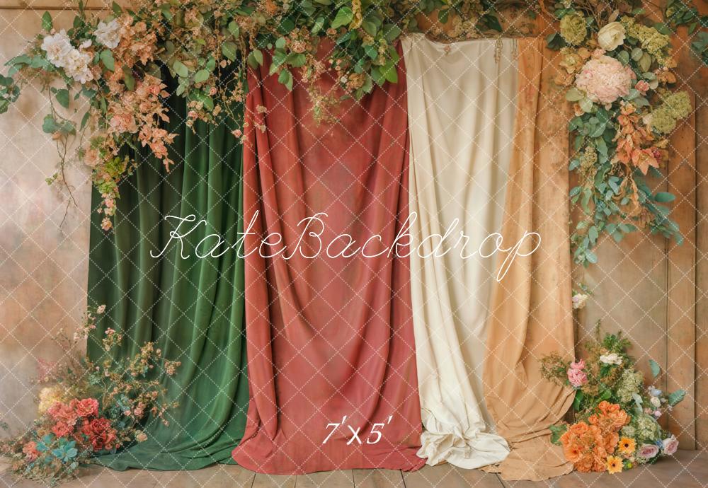 Kate Boho Floral Drapes Backdrop Designed by Emetselch -UK