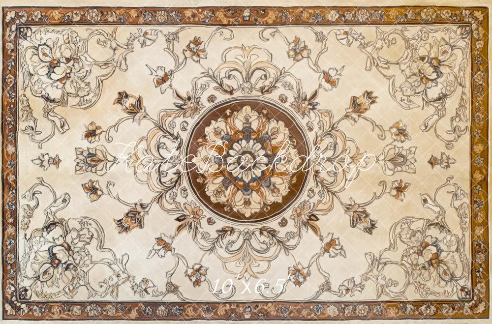 Kate Vintage Floral Pattern Floor Backdrop Designed by Mini MakeBelieve -UK