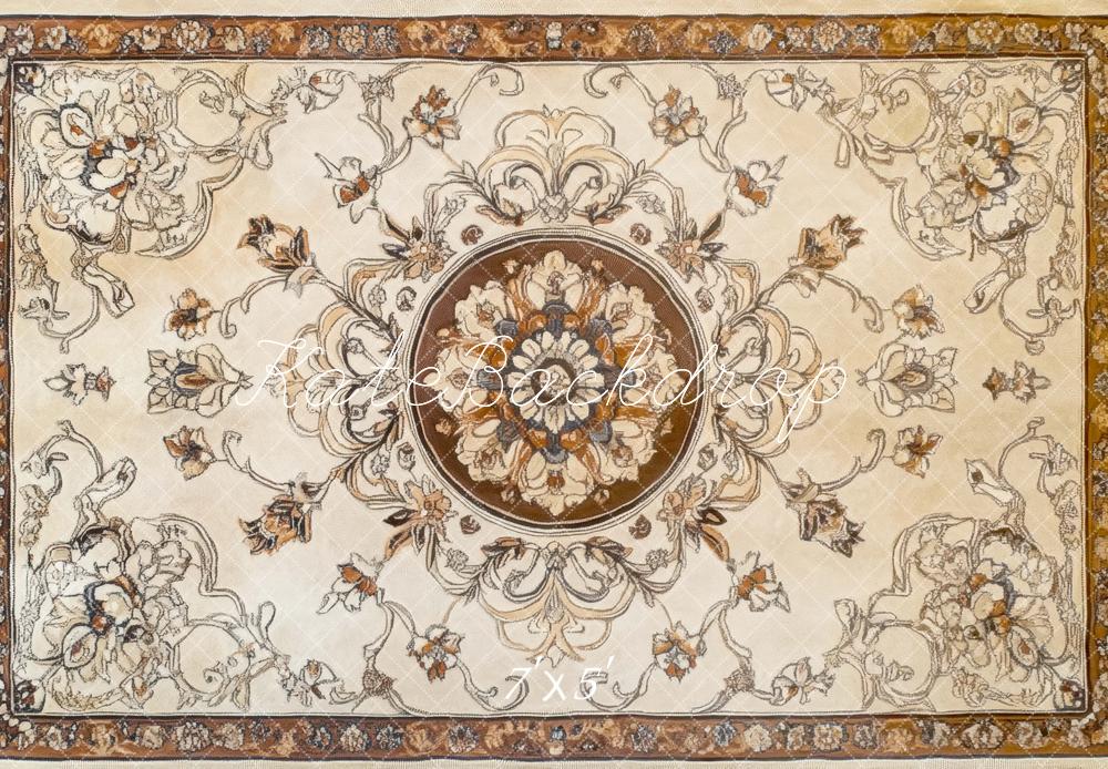 Kate Vintage Floral Pattern Floor Backdrop Designed by Mini MakeBelieve -UK