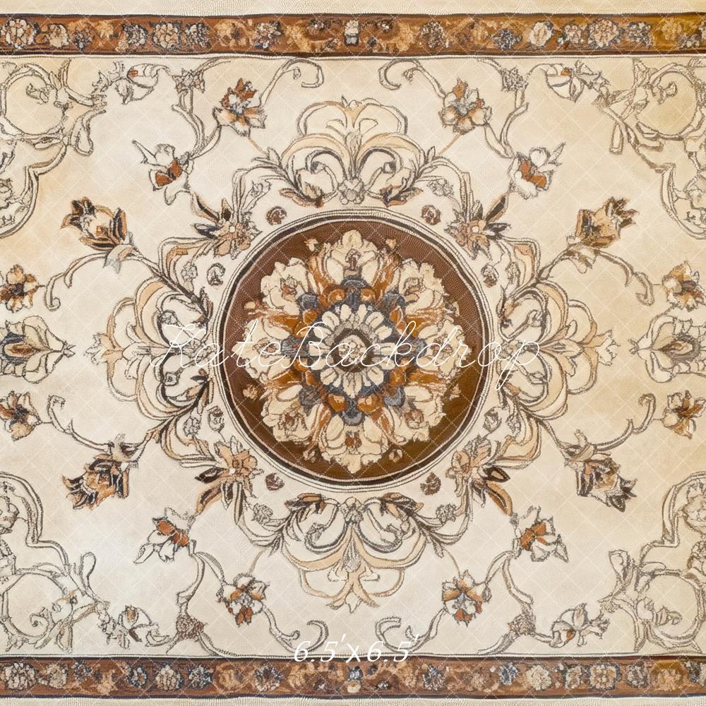 Kate Vintage Floral Pattern Floor Backdrop Designed by Mini MakeBelieve -UK