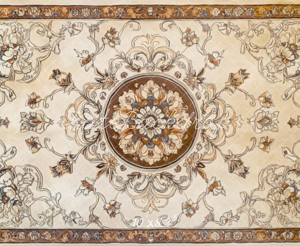 Kate Vintage Floral Pattern Floor Backdrop Designed by Mini MakeBelieve -UK