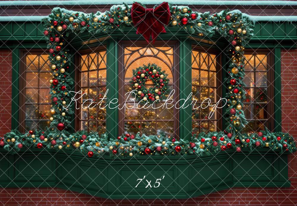 Kate Christmas Tudor Window Backdrop Designed by Mini MakeBelieve -UK