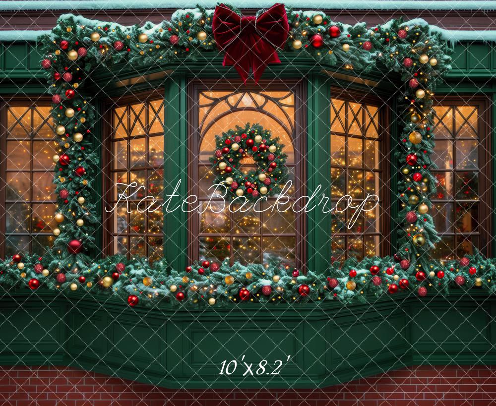 Kate Christmas Tudor Window Backdrop Designed by Mini MakeBelieve -UK