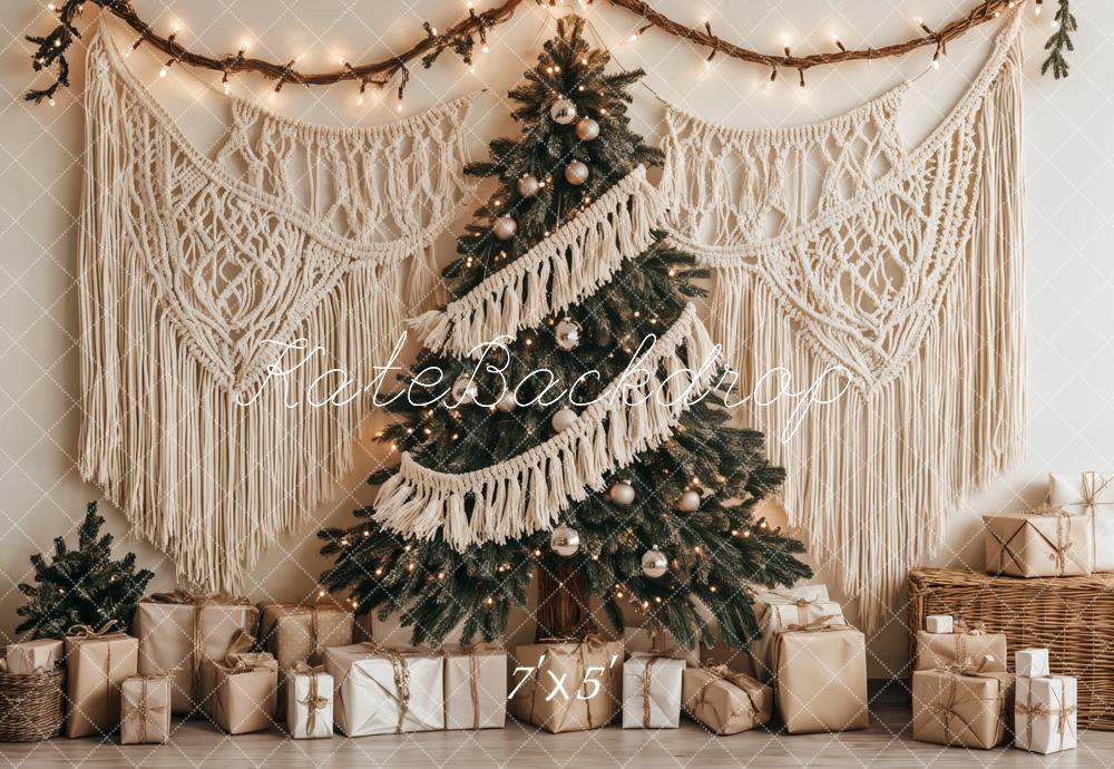 Lightning Deals Kate Christmas Tree Boho Macrame Gifts Backdrop Designed by Ashley Paul -UK