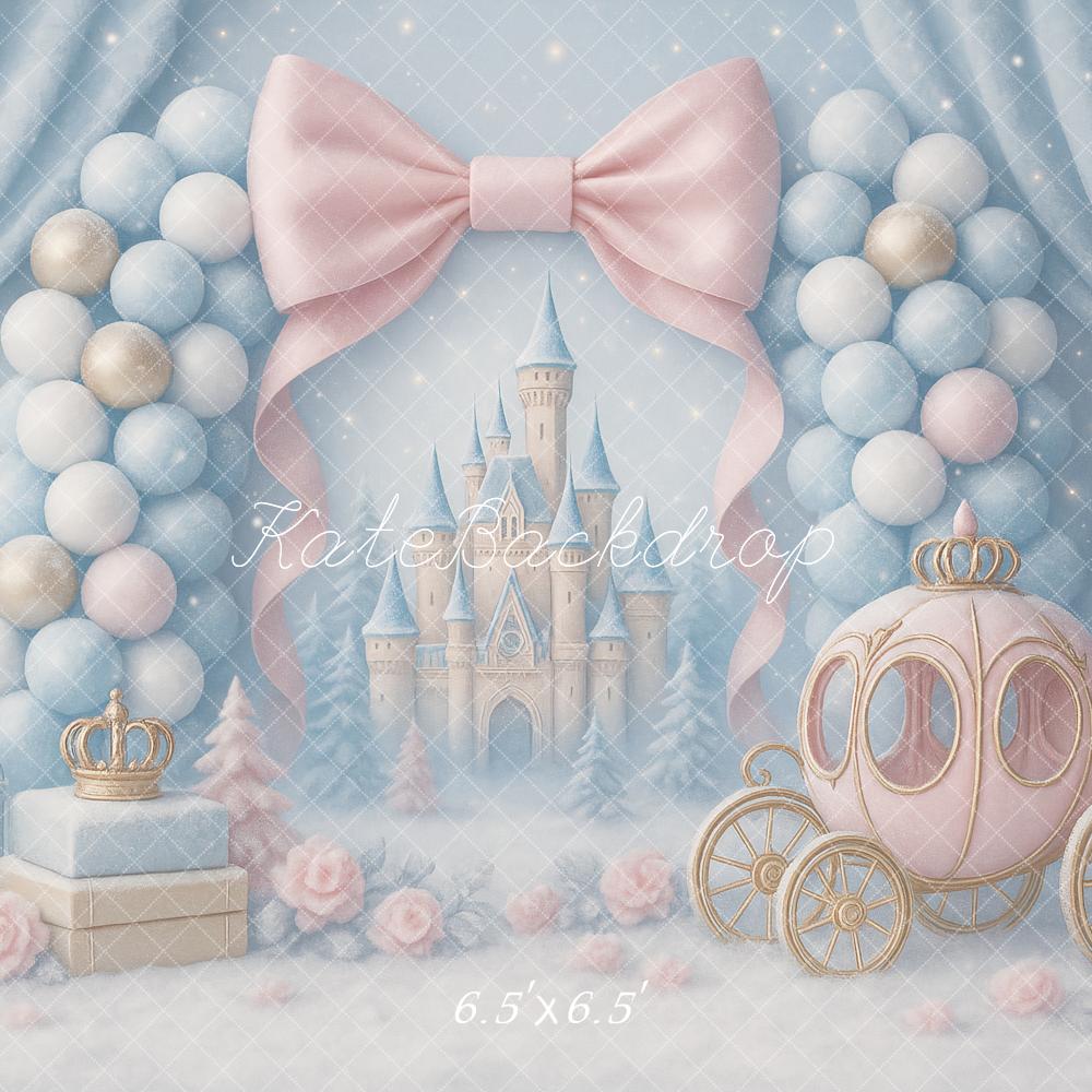 Kate Fairy Tale Castle Princess Carriage Backdrop Designed by Ashley Paul