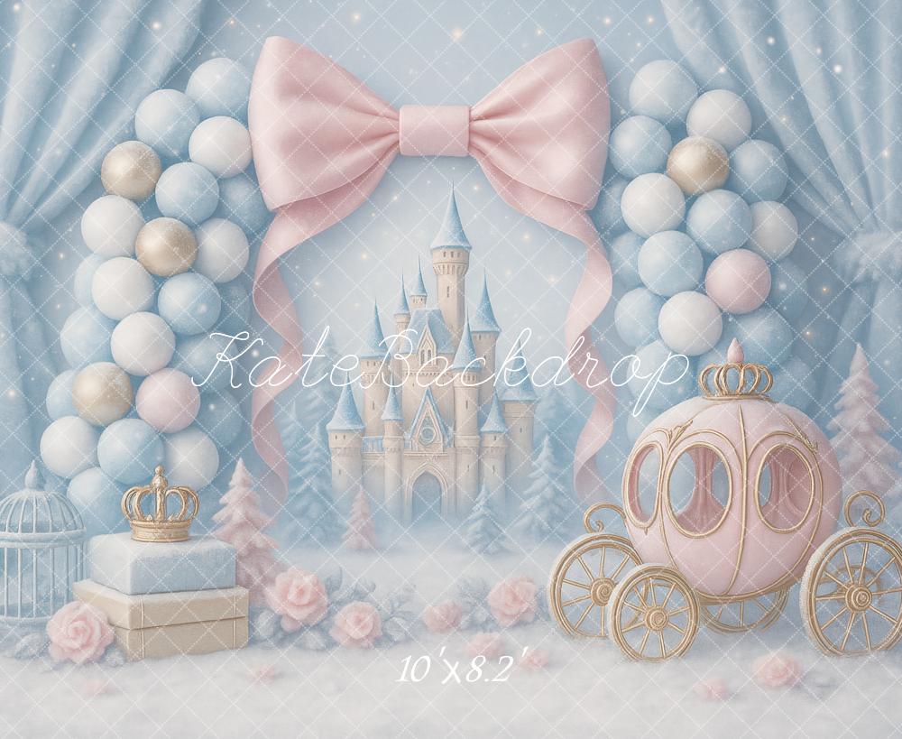 Kate Fairy Tale Castle Princess Carriage Backdrop Designed by Ashley Paul