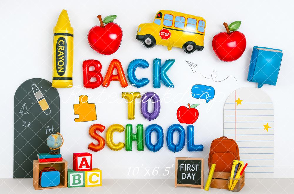 Kate Back To School Backdrop Primary Classroom Designed by Patty Robert -UK