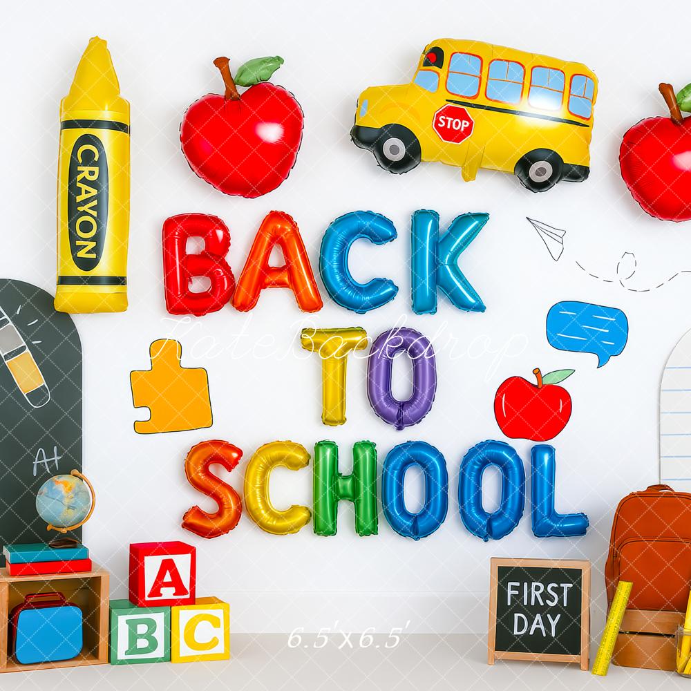 Kate Back To School Backdrop Primary Classroom Designed by Patty Robert -UK