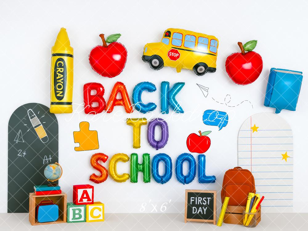 Kate Back To School Backdrop Primary Classroom Designed by Patty Robert -UK