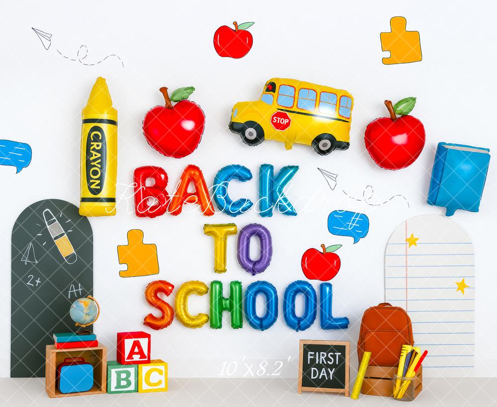 Kate Back To School Backdrop Primary Classroom Designed by Patty Robert -UK