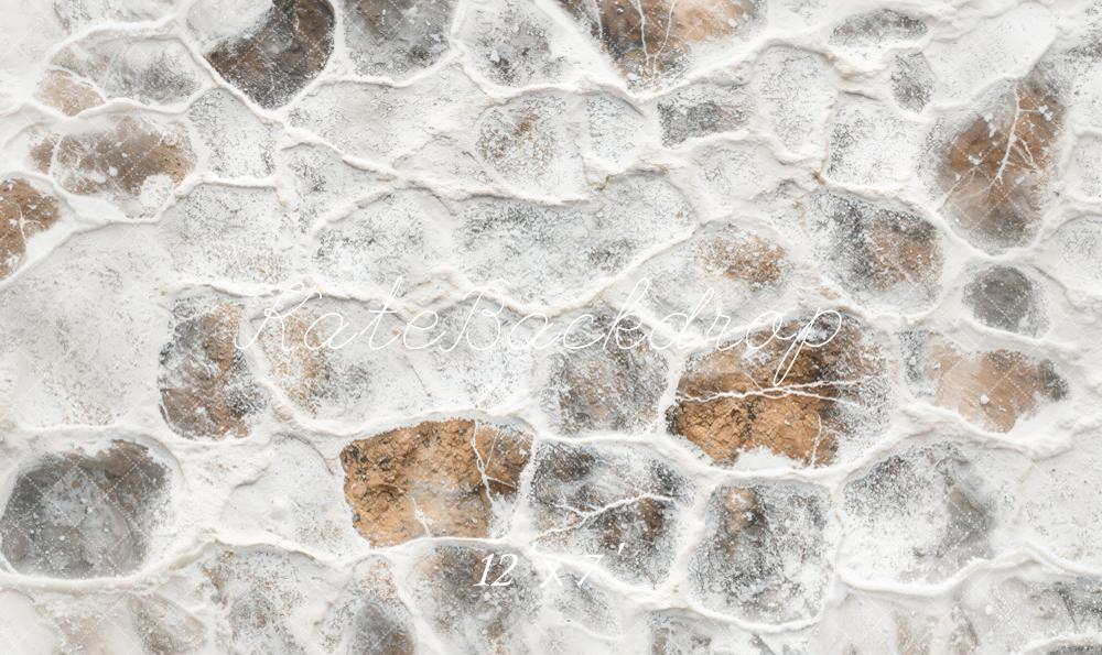 Kate Winter Snow Stone Vinyl Floor Backdrop -UK