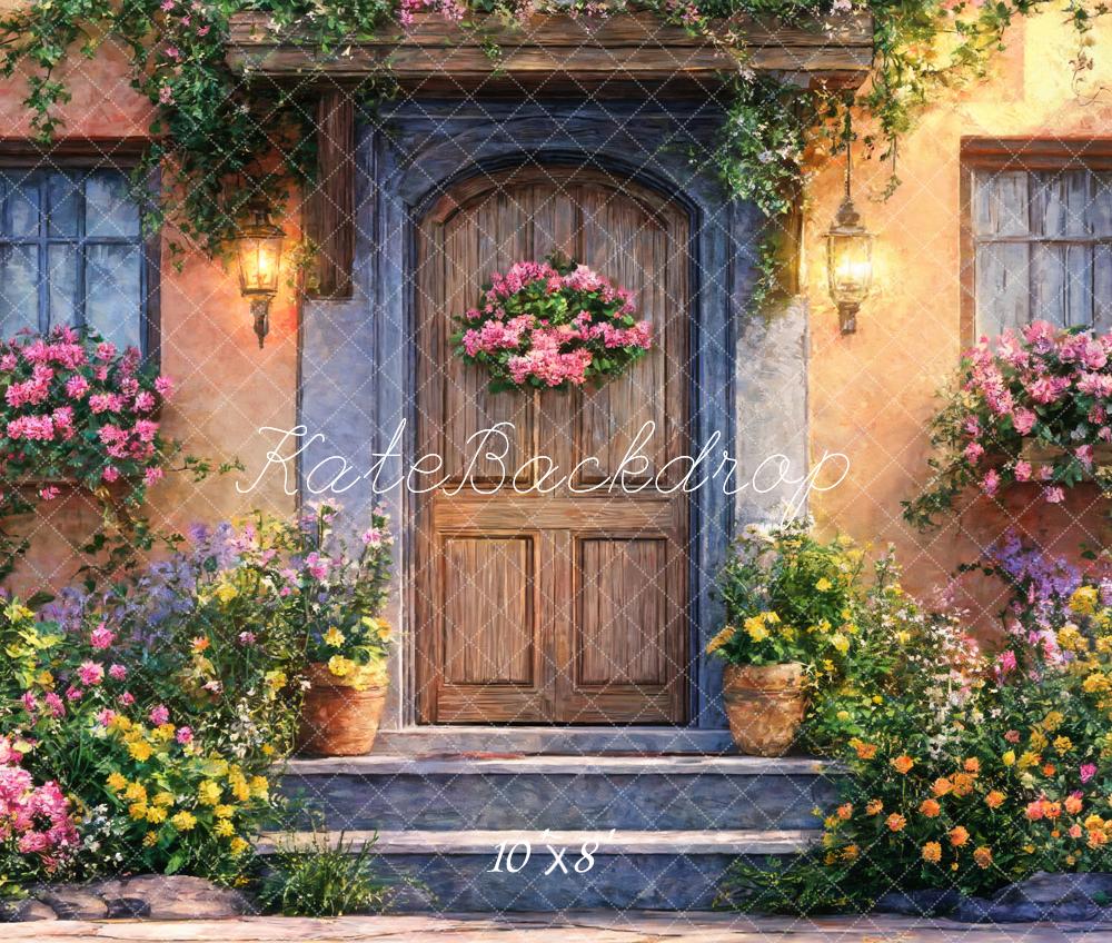 Kate Spring Doorway Flowers Backdrop Designed by Emetselch -UK