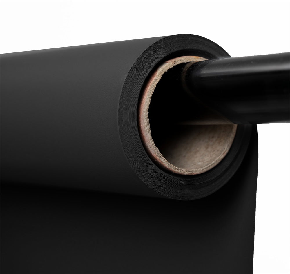Kate Black Seamless Paper Backdrop for Photography -UK