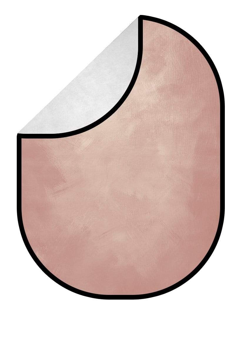 Kate Fine Art Textured Pink / Light Grey Collapsible Backdrop 5X6.5ft(1.5x2m) -UK