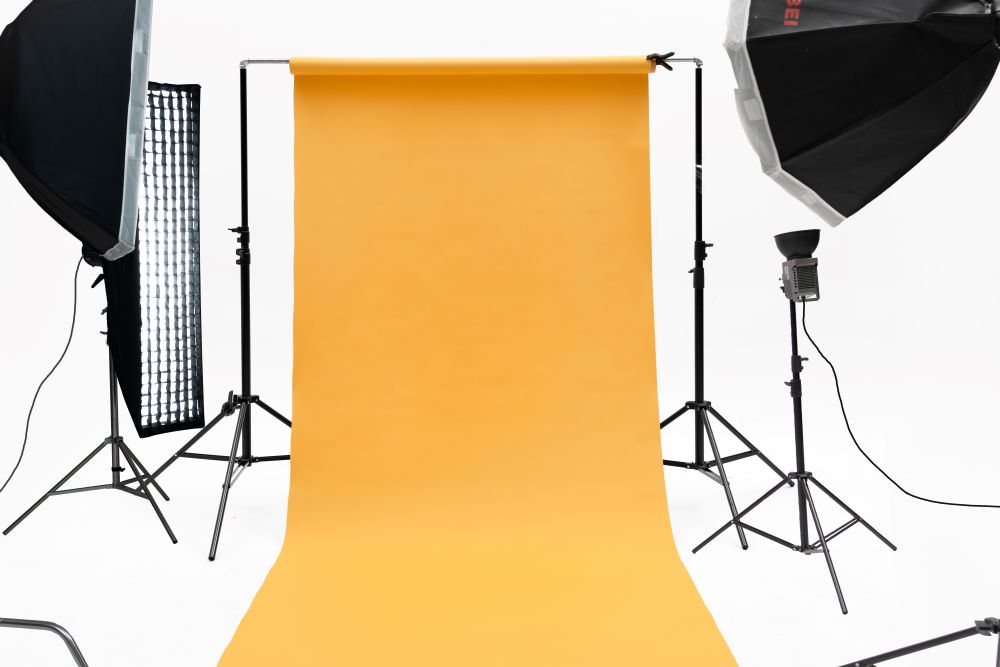 Kate Light Yellow Seamless Paper Backdrop for Photography -UK