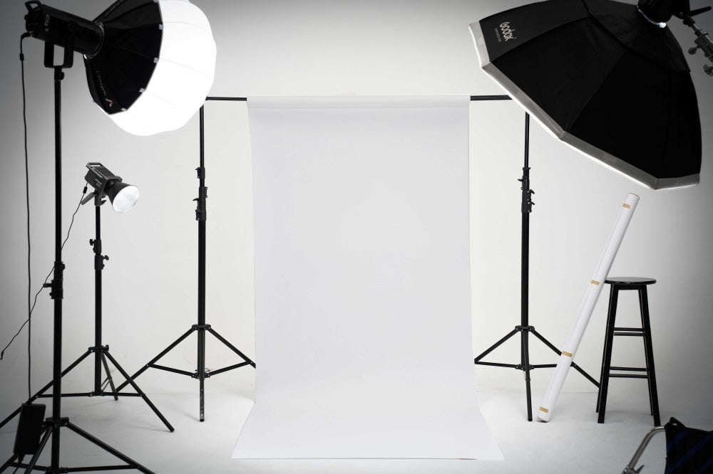 Kate White Seamless Paper Backdrop for Photography -UK