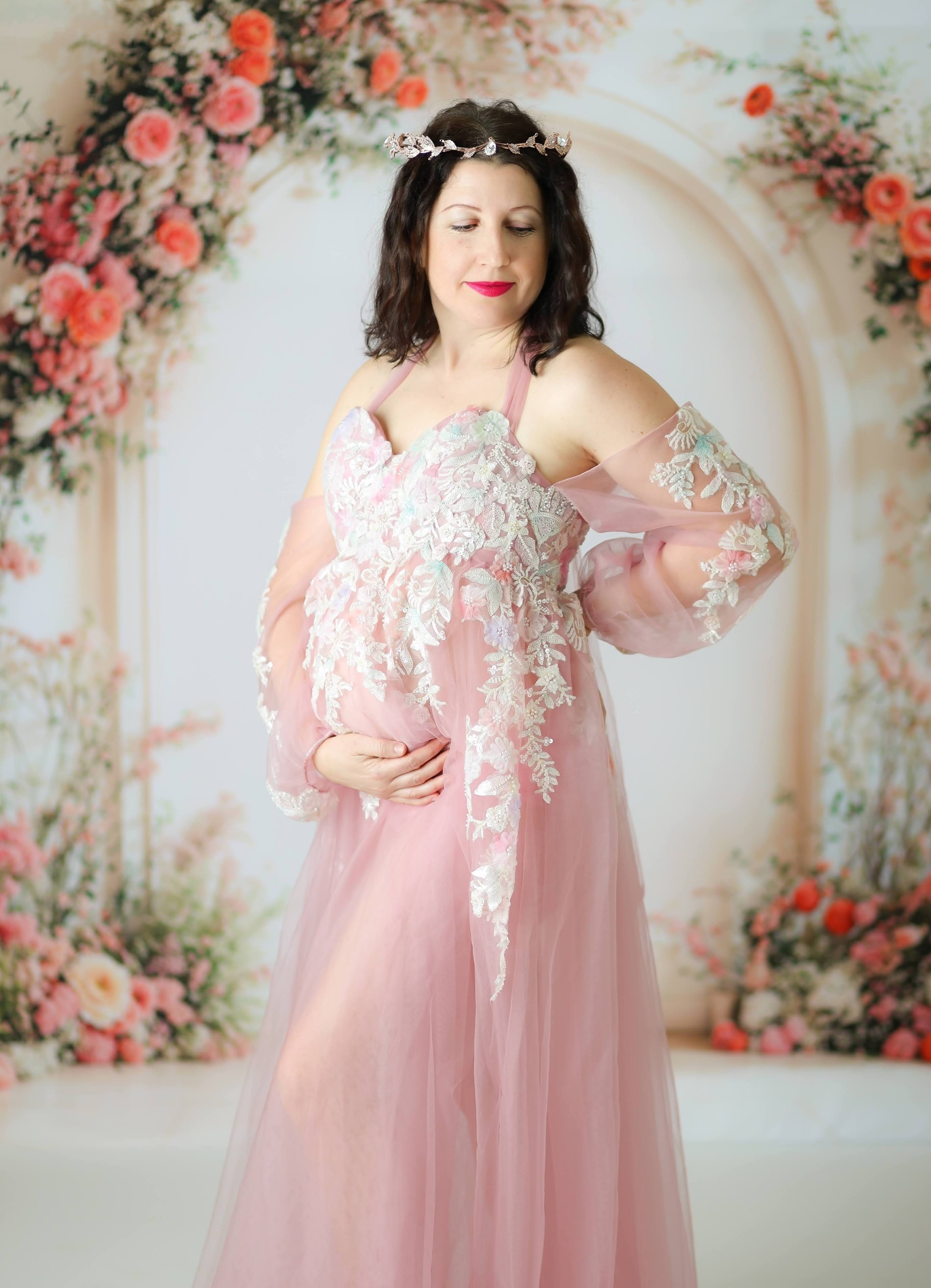 Kate Spring Floral Arch Wedding Mother's Day Backdrop Designed by Emetselch -UK