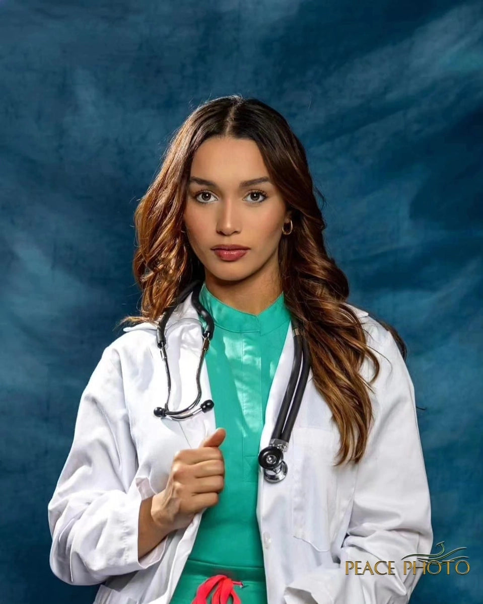 Kate Abstract Navy Blue Textured Backdrop Designed by GQ -UK