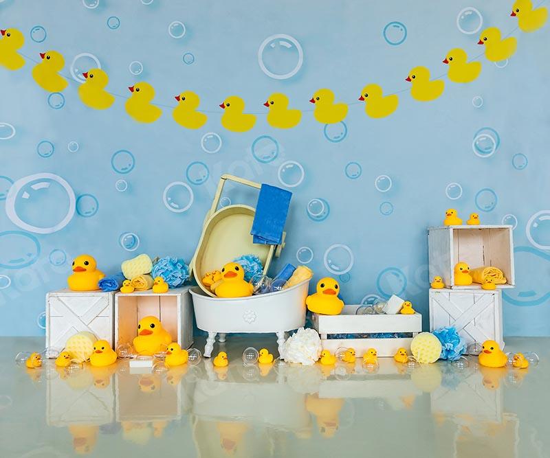 Kate Little Duck Baby Shower Cake Smash Backdrop Designed by Emetselch -UK