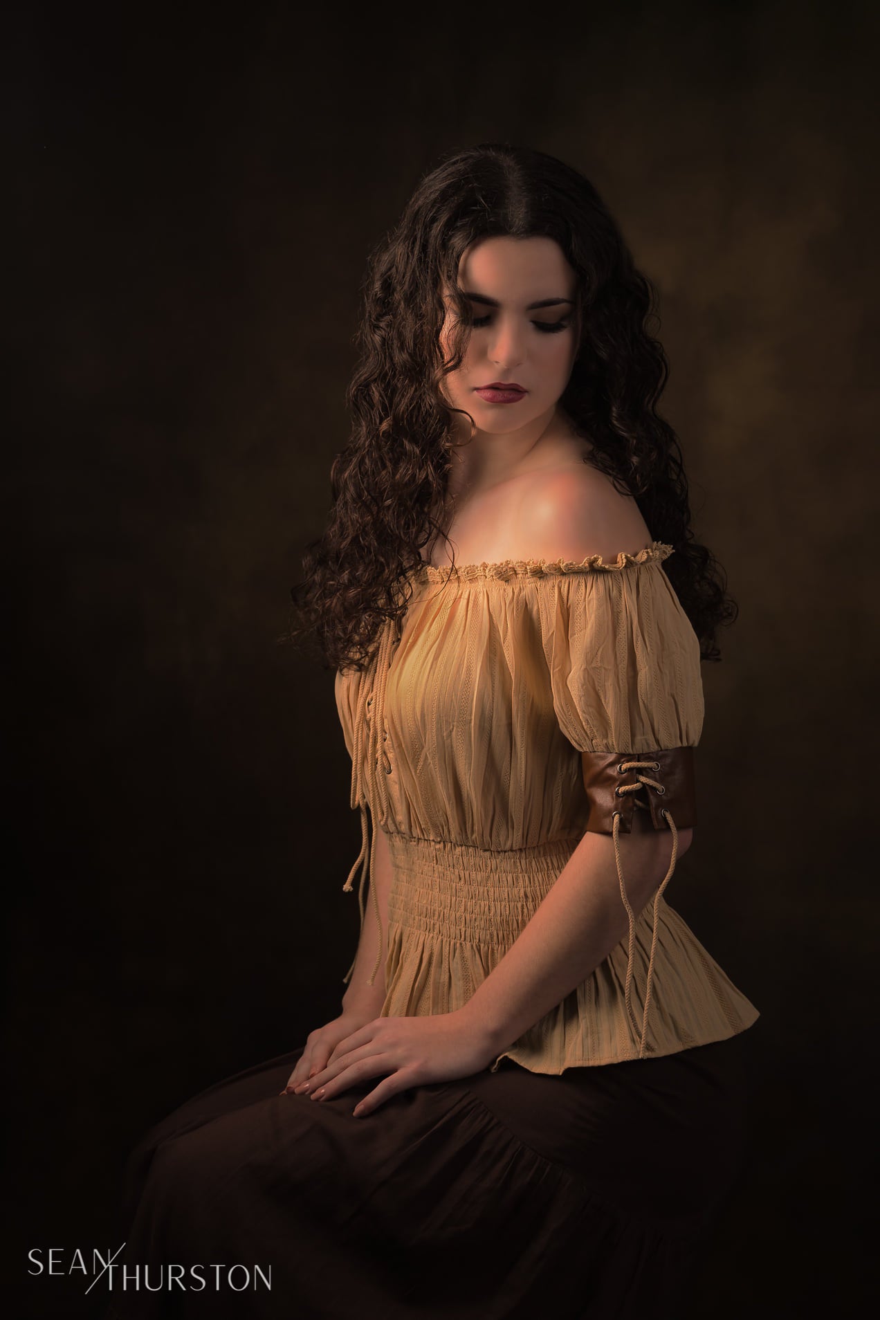 Kate Abstract Dark Brown Backdrop Designed by Kate Image -UK