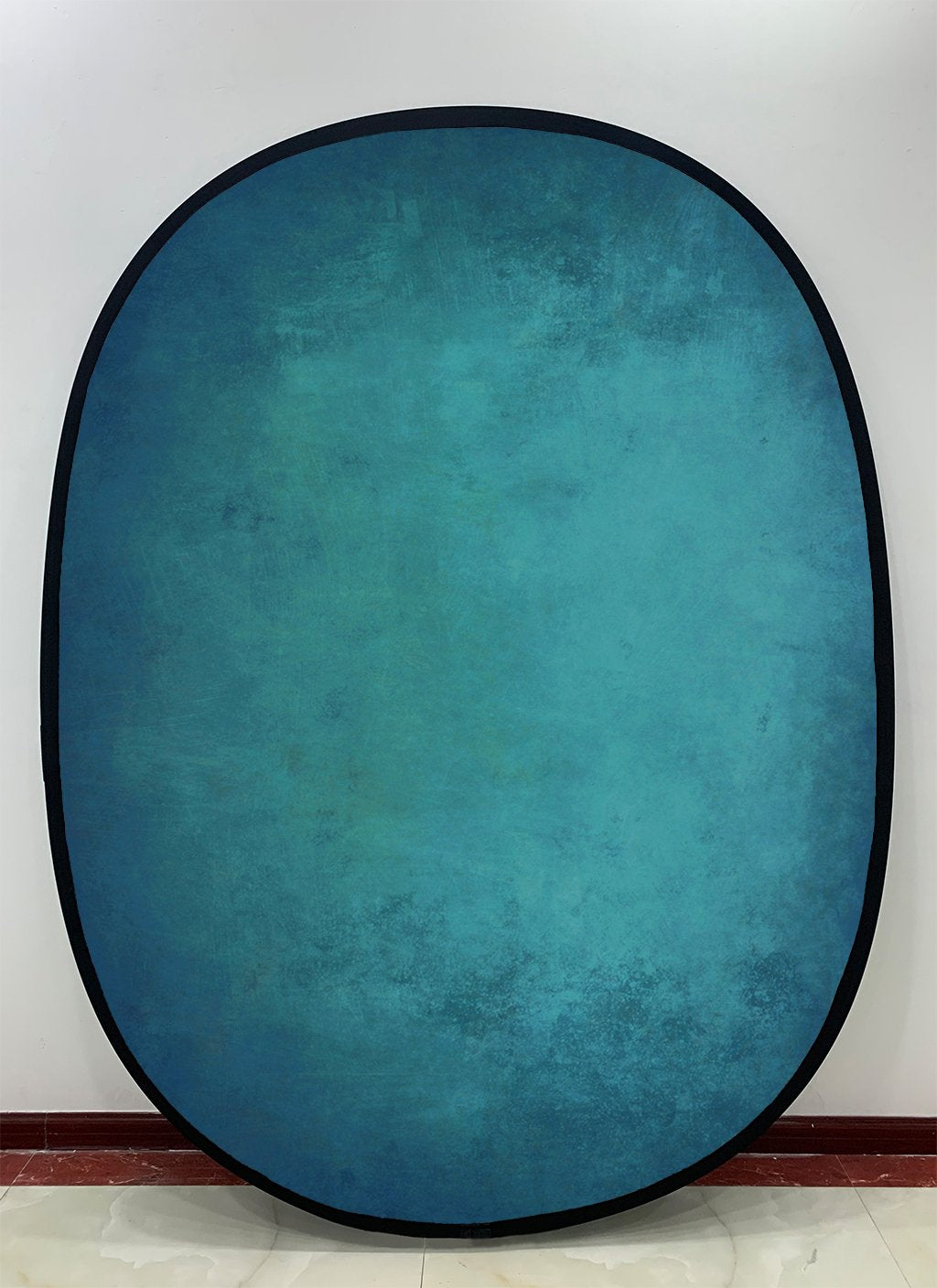 Lightning Deals Kate Gray Abstract Texture/ Blue Green Abstract Texture Collapsible Backdrop Photography 5X6.5ft(1.5x2m) -UK