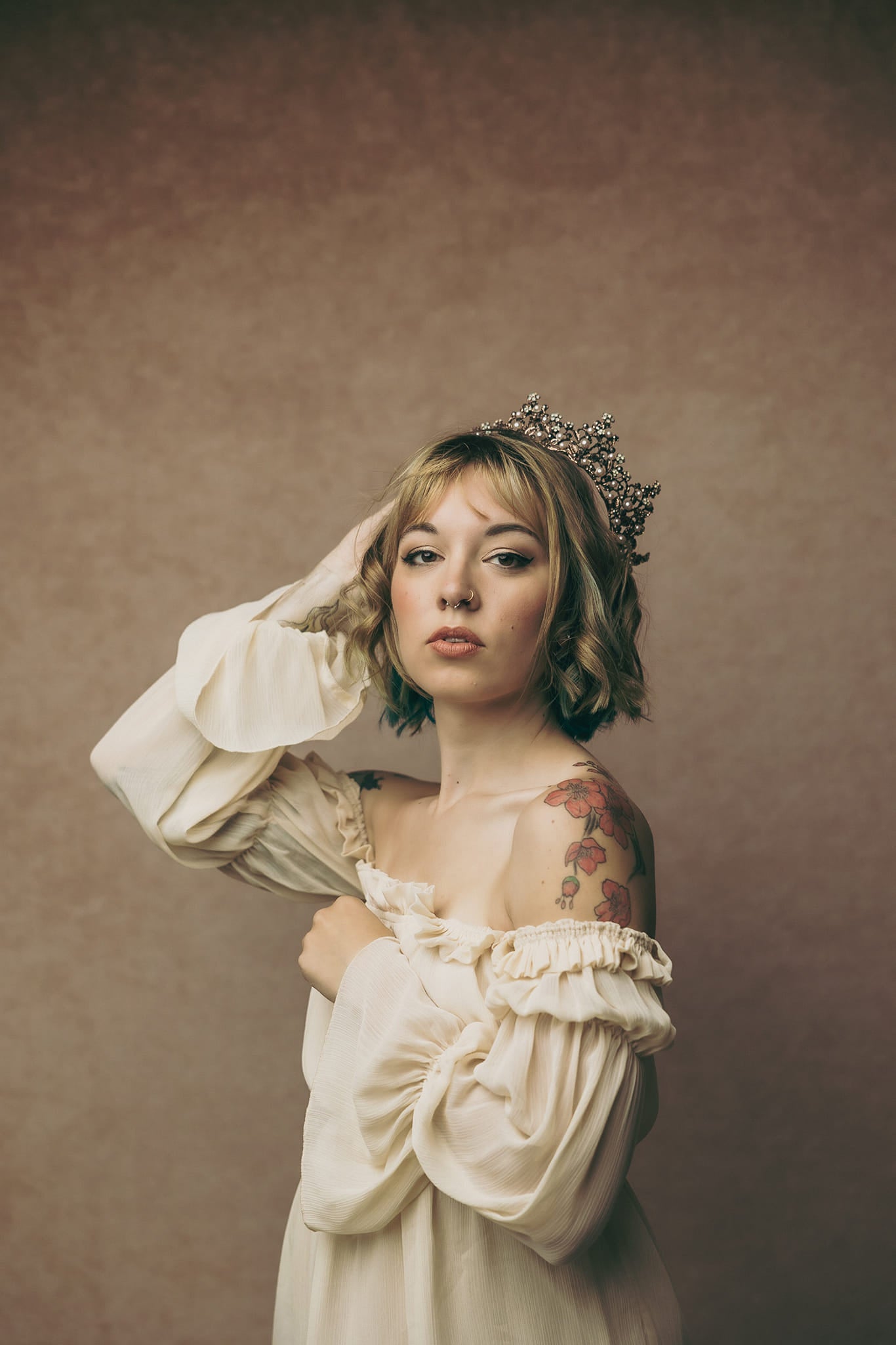 Kate Abstract Texture Old Master Light Brown Backdrop Photo Studio -UK