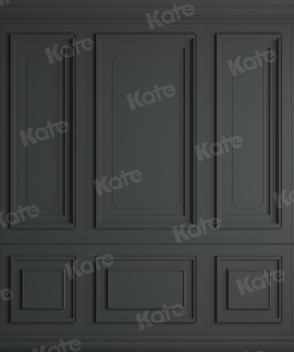 Kate Gray Black Vintage Wall Fleece Backdrop for Photography -UK