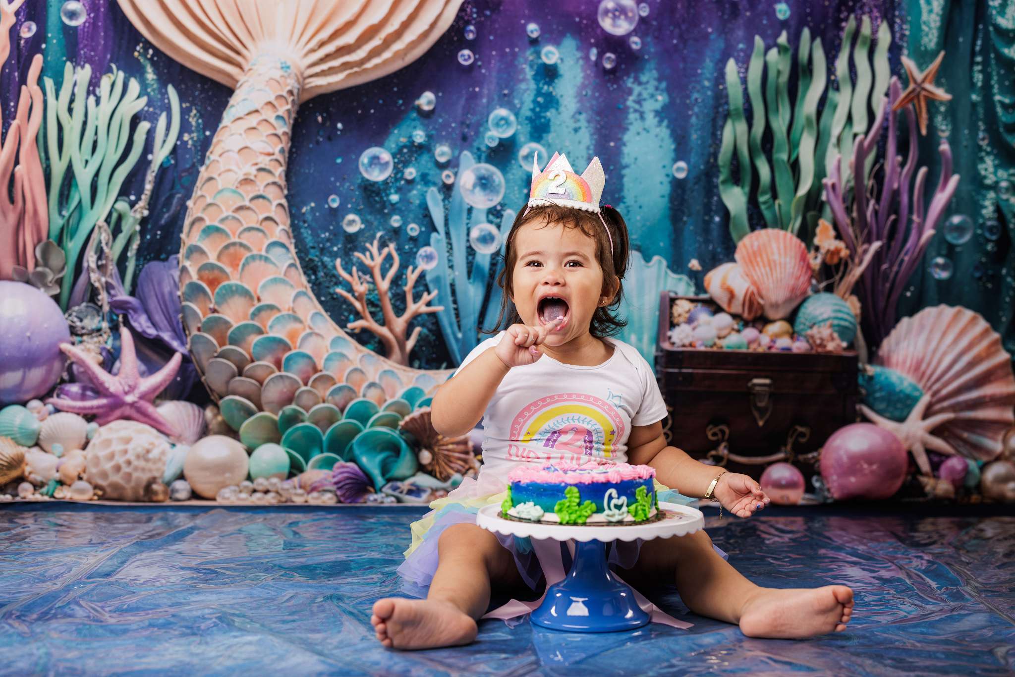Kate Summer Mermaid Under the Sea Backdrop Designed by Emetselch