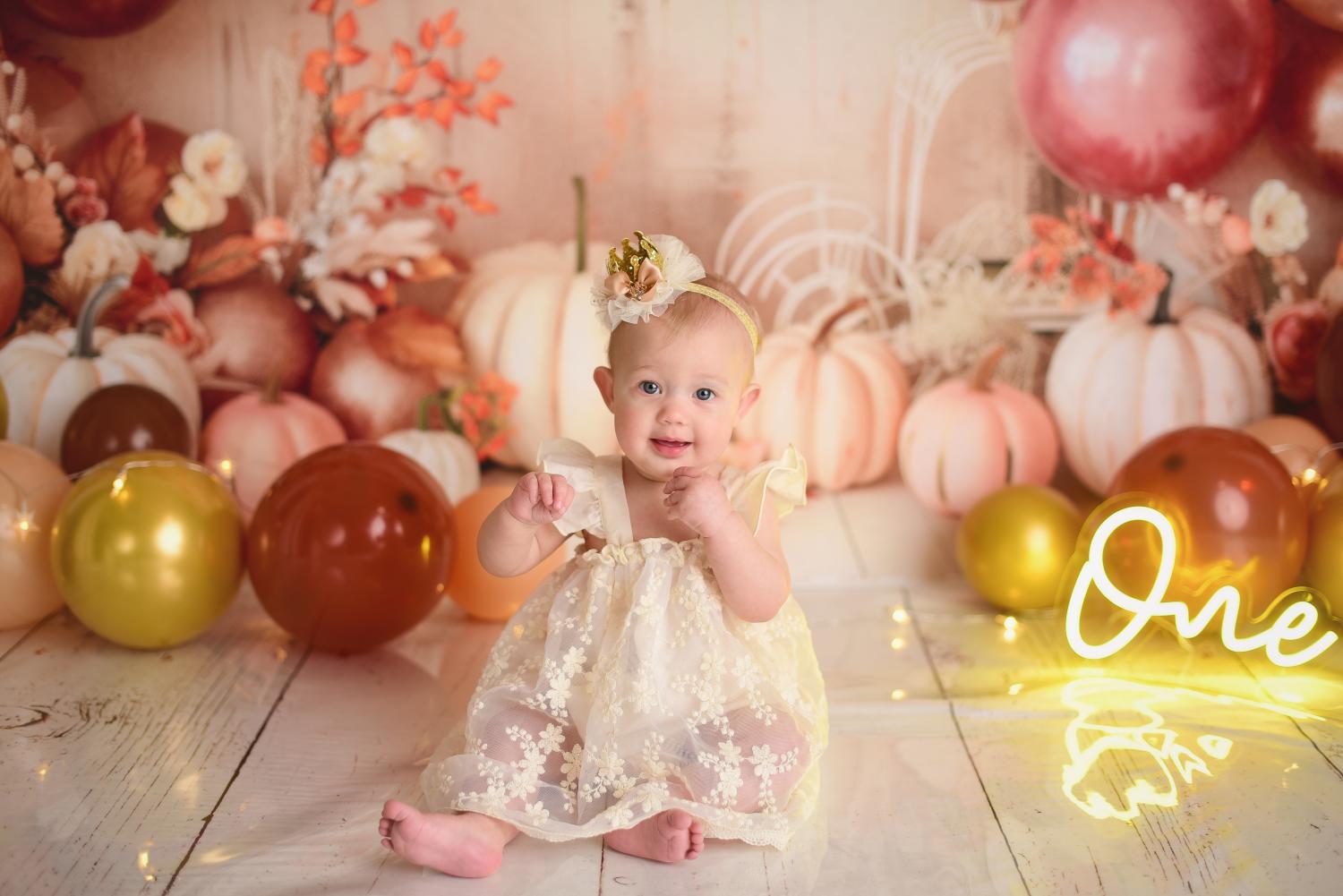 Kate Boho Pumpkins Cake Smash Photo Kit -UK