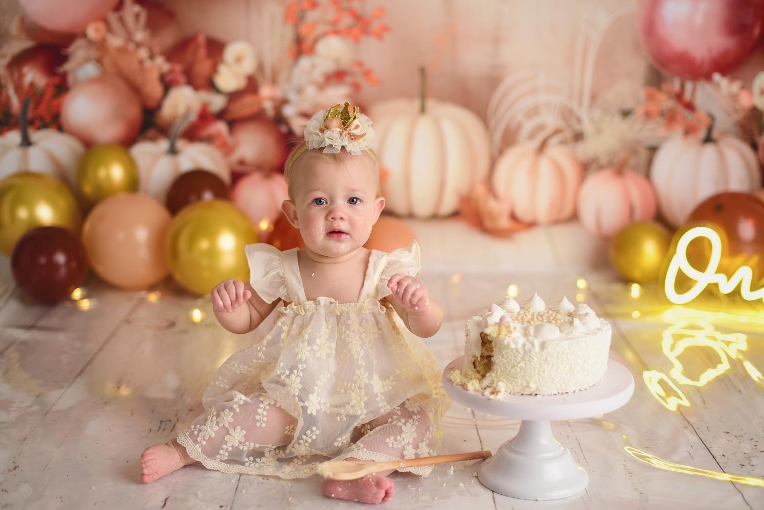 Kate Boho Pumpkins Cake Smash Photo Kit -UK